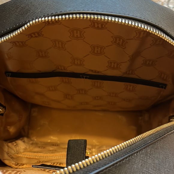 NWT JW Hulme Emma Convertible Black Leather Backpack - Picture 12 of 16